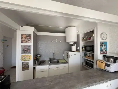 Studio lumineux à 50m de la plage, grand balcon, parking, animaux acceptés, ménage inclus - Photo 6