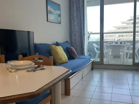 Studio à Villeneuve-Loubet Plage avec Parking Privé, 2/4 Couchages - Photo 3