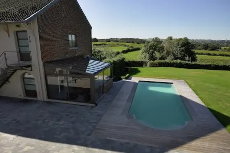 Château Froidthier, Château confortable à Thimister-Clermont avec piscine - Photo 4