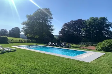 Chateau de Jevoumont, Château vintage à Theux avec piscine privée - Photo 27