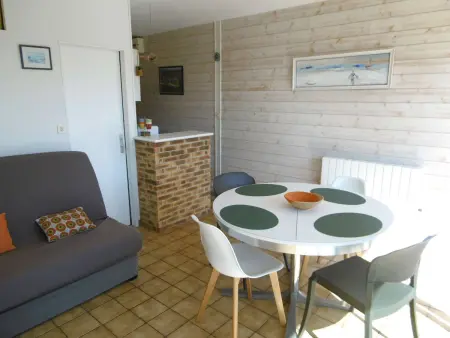 Studio cabine 50m plage, jardin, animaux admis, parking - Photo 4