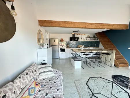 Port-Vendres: Duplex 3 chambres, climatisé, proche du port - Photo 6