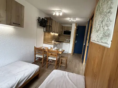 Studio divisible avec balcon, proche des pistes, animaux admis - Photo 6