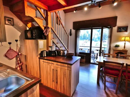 Charmant 2 pièces + mezzanine, 42m², 4 pers, balcon sud, proche commerces et ski bus au Grand-Bornand - Photo 1