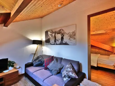 Charmant 2 pièces + mezzanine, 42m², 4 pers, balcon sud, proche commerces et ski bus au Grand-Bornand - Photo 10