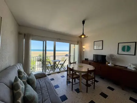 Appt en front de mer, 1 chambre, balcon, lave-linge, 5 pers. - Photo 4