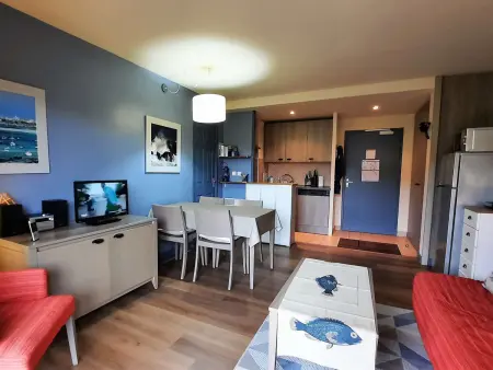 Appartement 3 étoiles avec piscine chauffée, à 50m de la plage de Trestraou, Perros-Guirec - Photo 4