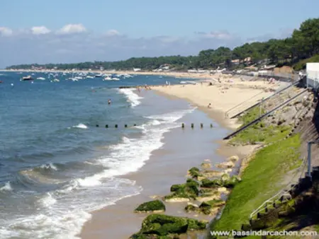 T2 cabine avec grande terrasse sans vis à vis, parking privatif, à 100m des plages - Photo 16