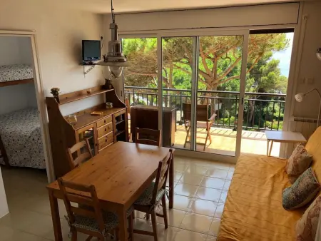 Appartement avec piscine, accès direct à la mer, parking, wifi, balcon à Sant Feliu de Guíxols - Photo 1