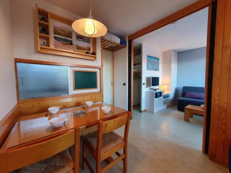 Studio 2 étoiles pour 4 pers. avec animaux admis à La Plagne - Photo 6