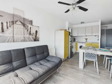 Appartement cosy 2 pièces cabine, terrasse, WIFI, parking privé, proche plage à Marseillan - Photo 4