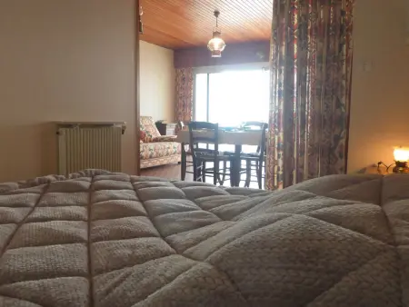 Studio cabine 4 pers, vue mer, balcon, parking, accès plage - Photo 16
