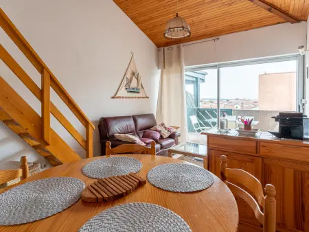 Mimizan Plage: Appartement T2 Mezzanine 2 étoiles, 4 pers, vue océan, parking inclus - Photo 1