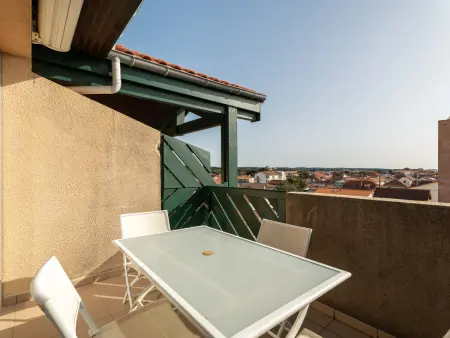 Mimizan Plage: Appartement T2 Mezzanine 2 étoiles, 4 pers, vue océan, parking inclus - Photo 10