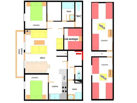 Appartement Duplex 10-12 pers. à 20m des pistes avec sauna, wifi et proche commerces - Photo 5