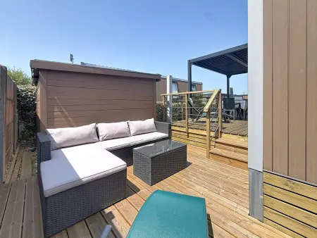 Mobil-Home Grand Confort 6 Pers, 3 Chambres, Terrasse, Plage à 200m, Piscine Chauffée - Photo 11