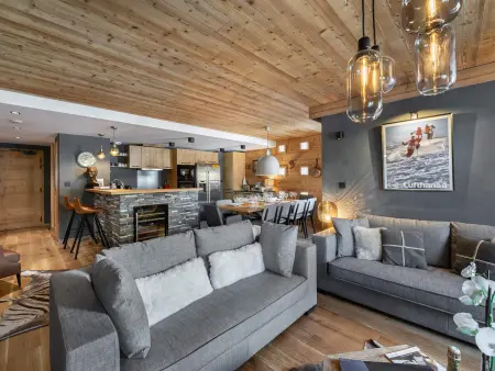 Appartement contemporain près des pistes à Val d'Isère, 4 chambres, cheminée, parking inclus - Photo 3