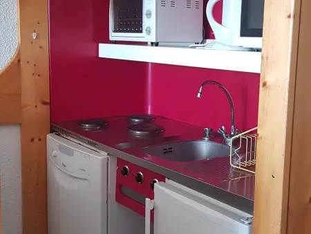 Studio 5 pers, vue montagnes, balcon, Arc 1800, Appartement 5 personnes à Les Arcs 1800 - Photo 5