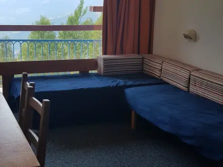 Studio 5 pers, vue montagnes, balcon, Arc 1800, Appartement 5 personnes à Les Arcs 1800 - Photo 10