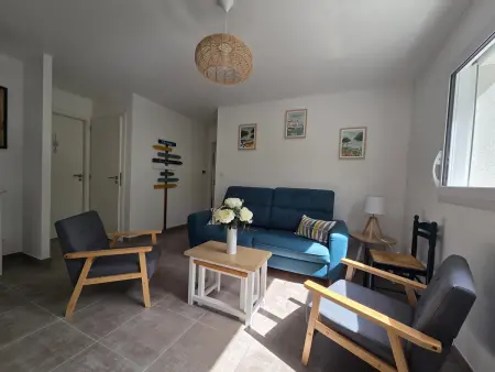 Appartement neuf 62 m², 5 couchages, à 250 m de la plage - balcon, jardin privé, et parking inclus - Photo 1
