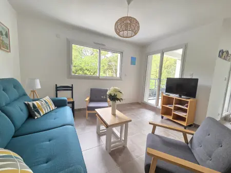 Appartement neuf 62 m², 5 couchages, à 250 m de la plage - balcon, jardin privé, et parking inclus - Photo 14