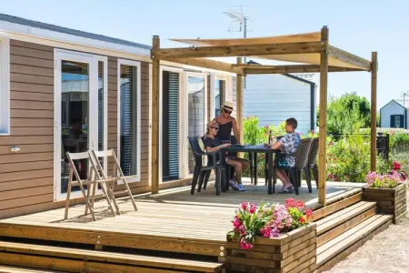 Mobile Homes Domaine Les Mûriers Vendres-Plage // Chalet de Luxe 3 ch climatisé, Mobil Home au Domaine Les Mûriers - Photo 4