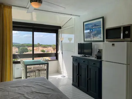 Studio équipé avec accès piscine, climatisation, parking privé à Agde, proche centre et plages - Photo 6