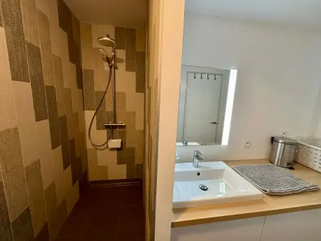 Appartement luxe 2 chambres, balcon, accès plage, piscine, animaux admis, parking - Photo 5