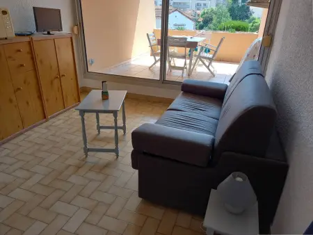 Studio climatisé avec coin nuit et terrasse plein Sud, 10 m², parking inclus - Photo 2