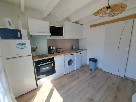 Charmante maison 2 pièces cabine 6 personnes, proche mer et étang, terrasse avec BBQ - Photo 1