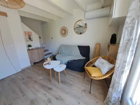 Charmante maison 2 pièces cabine 6 personnes, proche mer et étang, terrasse avec BBQ - Photo 3