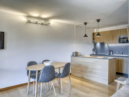 Appartement rénové 1 chambre à Megève, balcon, parking, Wi-Fi - Photo 1
