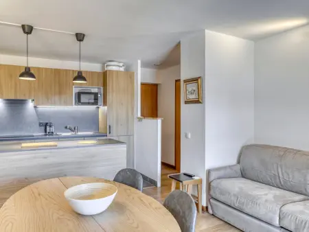 Appartement rénové 1 chambre à Megève, balcon, parking, Wi-Fi - Photo 6
