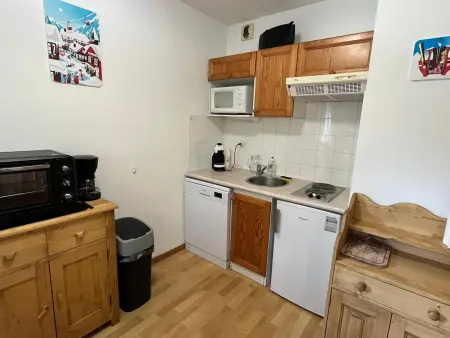 Confortable 2 pièces cabine à Samoëns avec wifi, parking et animaux admis - Photo 12