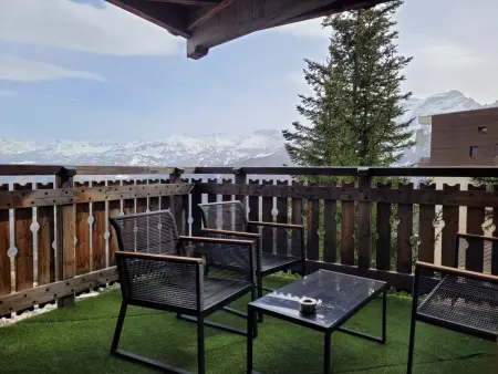 Grand studio montagne, balcon vue vallée, centre station, proche pistes, Pra Loup - Photo 5
