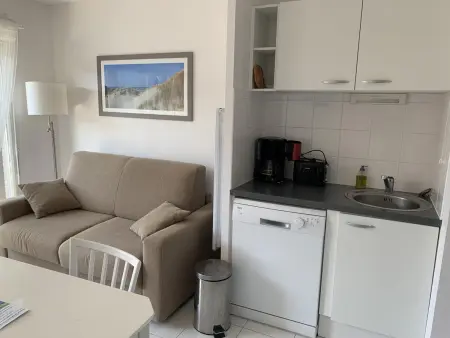 Appartement proche plage avec parking et balcon, Appartement 4 personnes à Fort Mahon Plage - Photo 4