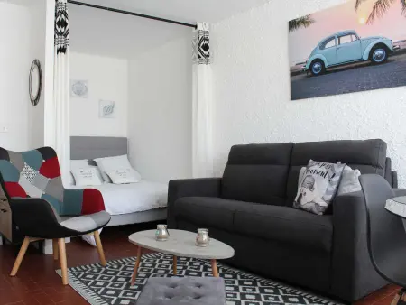 Studio cabine rénové, proche plage et commerces, 4 couchages, Port-la-Nouvelle - Photo 1