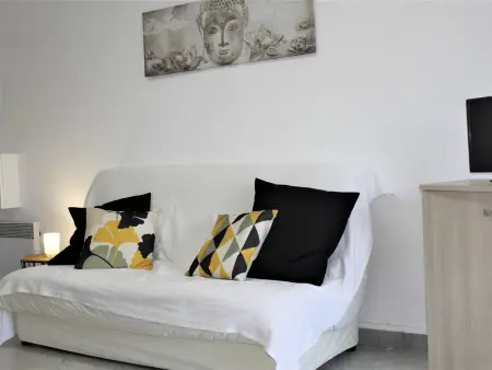 Studio en RDJ avec jardin, plage à 3m, clim et parking, Villeneuve-Loubet - Photo 1