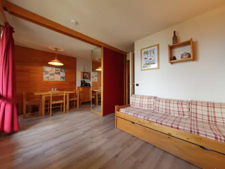 Studio divisible pour 4 pers. à La Plagne, animaux acceptés - Photo 1