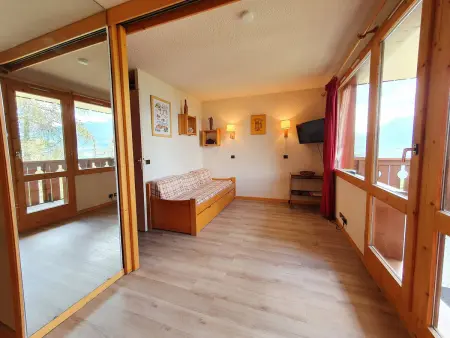 Studio divisible pour 4 pers. à La Plagne, animaux acceptés - Photo 6