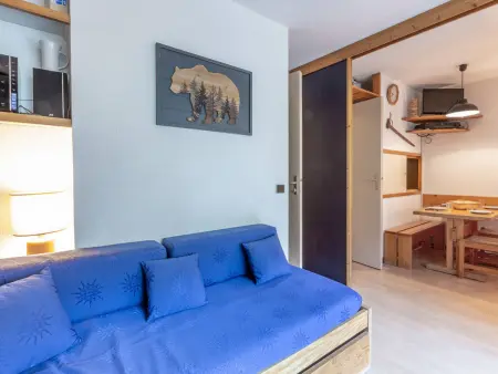 Studio divisible 4 pers, balcon, animaux admis, Appartement 4 personnes à La Plagne - Photo 5