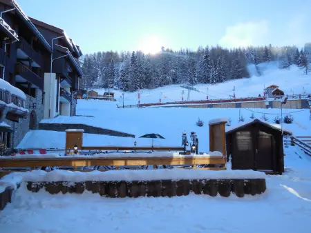 Studio divisible 4 pers, balcon, animaux admis, Appartement 4 personnes à La Plagne - Photo 8