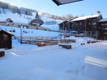 Studio divisible 4 pers, balcon, animaux admis, Appartement 4 personnes à La Plagne - Photo 9