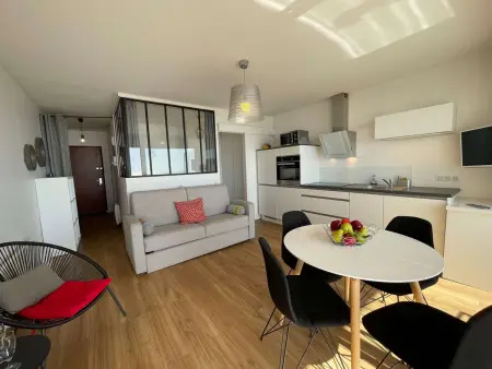 Grand studio cabine 4 pers, balcon, rénové, proche océan, Saint-Hilaire-de-Riez - Photo 1