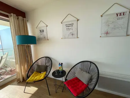 Grand studio cabine 4 pers, balcon, rénové, proche océan, Saint-Hilaire-de-Riez - Photo 5
