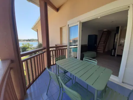 Appartement Duplex T2 avec Piscine à Vieux-Boucau, Proche Plage - Photo 12