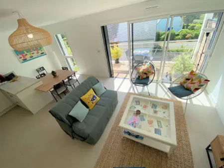 Duplex lumineux à Bénodet: plage et thalasso à pied, terrasse, parking et abri vélo inclus - Photo 7