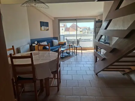 Duplex avec balcon à 2 min de la plage, Appartement 4 personnes à Fort Mahon Plage - Photo 3