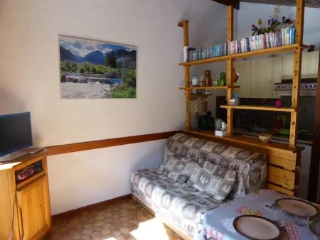 Appartement cosy 2 pièces pour 4 personnes avec balcon et parking aux Contamines-Montjoie - Photo 1