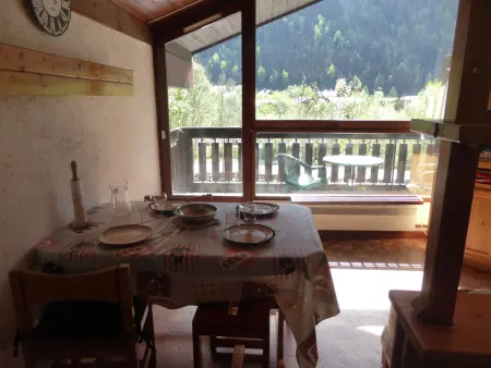 Appartement cosy 2 pièces pour 4 personnes avec balcon et parking aux Contamines-Montjoie - Photo 2